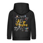 Maian, Beten, 1st | Kinder Zip Hoodie - Schwarz