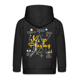 Maian, Beten, 1st | Kinder Zip Hoodie - Schwarz