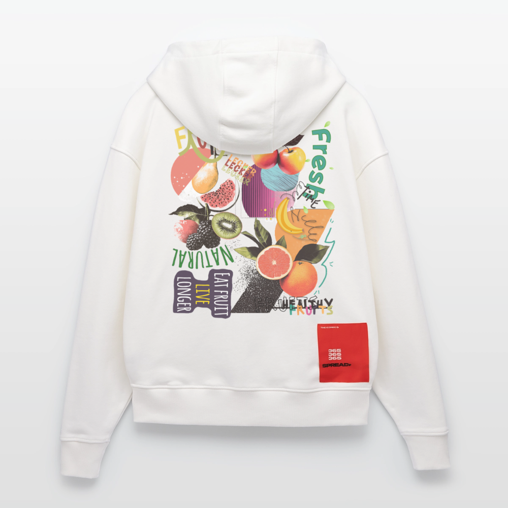 Xerathis, Obst, 1st | Heavyweight Oversized Bio Zip Hoodie, Unisex - OFF WHITE