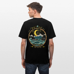 Izanami, Berge, 1st | Essential, Relaxed Fit Unisex Bio T-Shirt - Schwarz