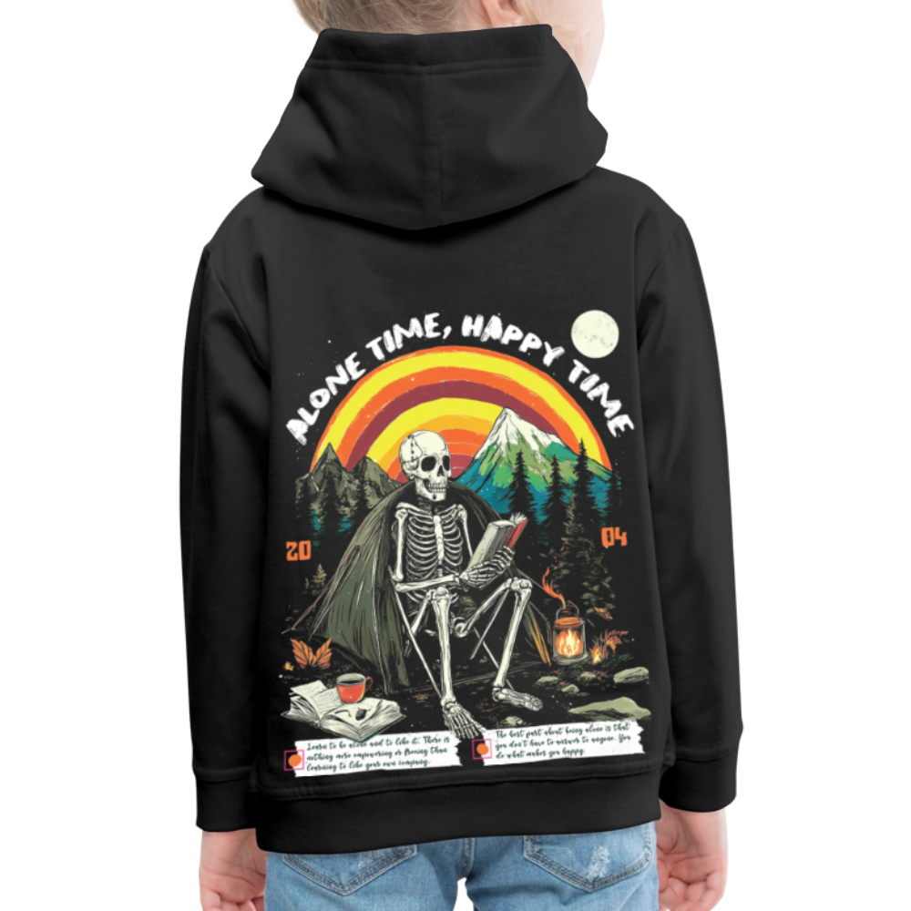 Tethyan, Skelet, 1st | Kinder Hoodie - Schwarz