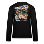 Xizir, Gesicht, 1st | Teenager Langarmshirt - Schwarz