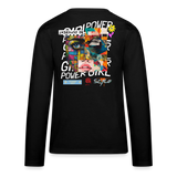 Xizir, Gesicht, 1st | Teenager Langarmshirt - Schwarz