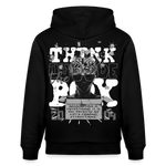 Nyxan, Gehirn, 1st | Cruiser, Unisex Bio-Hoodie - Schwarz