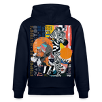 Aresia, Zebra, 1st | Cruiser, Unisex Bio-Hoodie - Navy