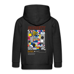 Shennong, Augen, 1st | Kinder Zip Hoodie - Schwarz
