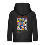 Shennong, Augen, 1st | Kinder Zip Hoodie - Schwarz