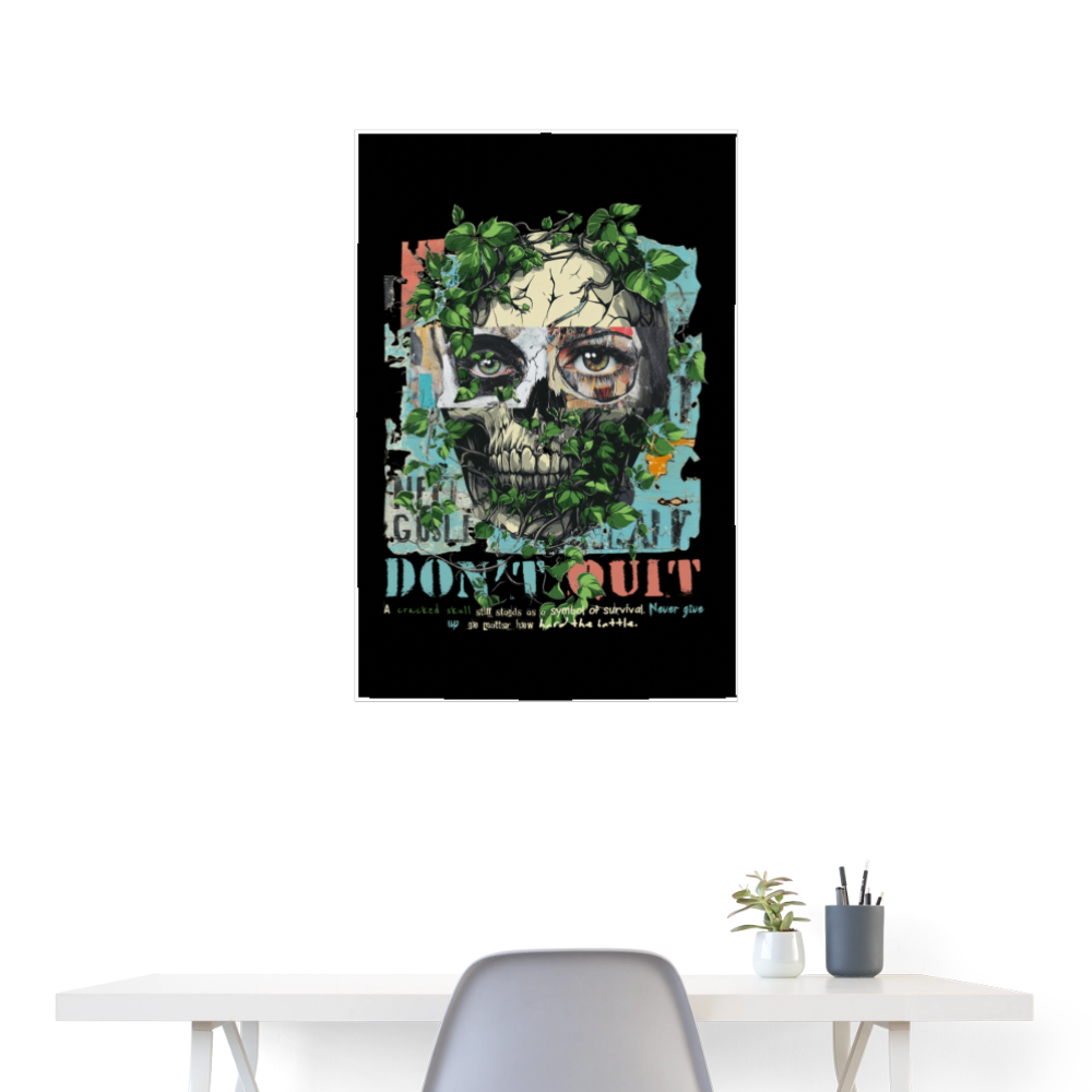 Persephi, Totenkopf, 1st | Poster 60x90 cm - Weiß