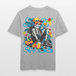 Calveron, Skelet, 1st | Essential, Relaxed Fit Unisex Bio T-Shirt - Grau meliert