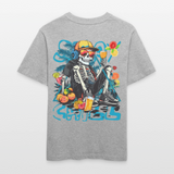 Calveron, Skelet, 1st | Essential, Relaxed Fit Unisex Bio T-Shirt - Grau meliert