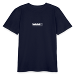 Kronan, Gesicht, 1st | Teenager Bio T-Shirt - Navy
