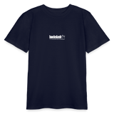 Kronan, Gesicht, 1st | Teenager Bio T-Shirt - Navy