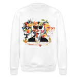 Sylvaris, Gesichter, 1st | Roller, Unisex Bio-Sweatshirt - Weiß