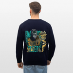 Herakles, Gorilla, 1st | Roller, Unisex Bio-Sweatshirt - Navy