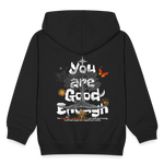 Anubis, Baum, 1st | Kinder Zip Hoodie - Schwarz