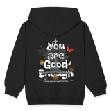 Anubis, Baum, 1st | Kinder Zip Hoodie - Schwarz