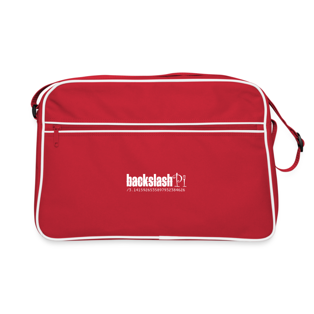 Retro Tasche - Rot/Weiß