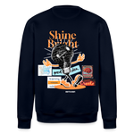 Gulperî, Glühbirne, 1st | Roller, Unisex Bio-Sweatshirt - Navy