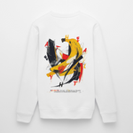 Quasaris, Banane, 1st | Roller, Unisex Bio-Sweatshirt - Weiß