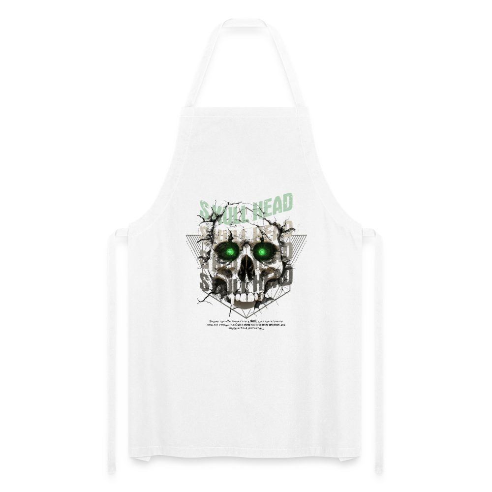Gliesaron, Totenkopf, 1st | Kochschürze - Weiß