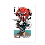 Titanis, Totenkopf, 1st | Poster 60x90 cm - Weiß