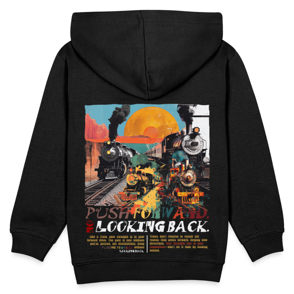 Morphean, Lokomotive, 1st | Kinder Hoodie - Schwarz