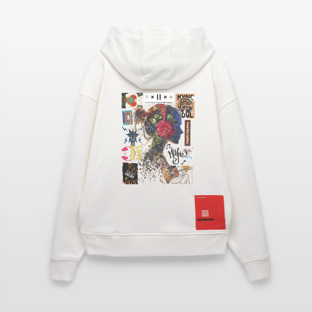 Altairon, Mädchen, 1st | Heavyweight Oversized Bio Hoodie, Unisex - OFF WHITE
