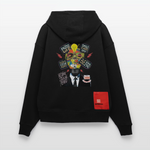 Dandan, Glühbirne, 1st | Heavyweight Oversized Bio Hoodie, Unisex - SOLID BLACK