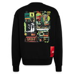 Ganesha, Geschäfte, 1st | Heavyweight Oversized Bio Sweater, Unisex - SOLID BLACK