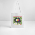 Oblivionis, Fernseher, 1st | Bio Stoffbeutel - Weiß