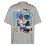 Valtheris, Zombie, 1st | Blaster, Oversize Bio T-Shirt, Unisex - Grau meliert