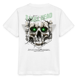 Gliesaron, Totenkopf, 1st | Kinder Bio T-Shirt - Weiß