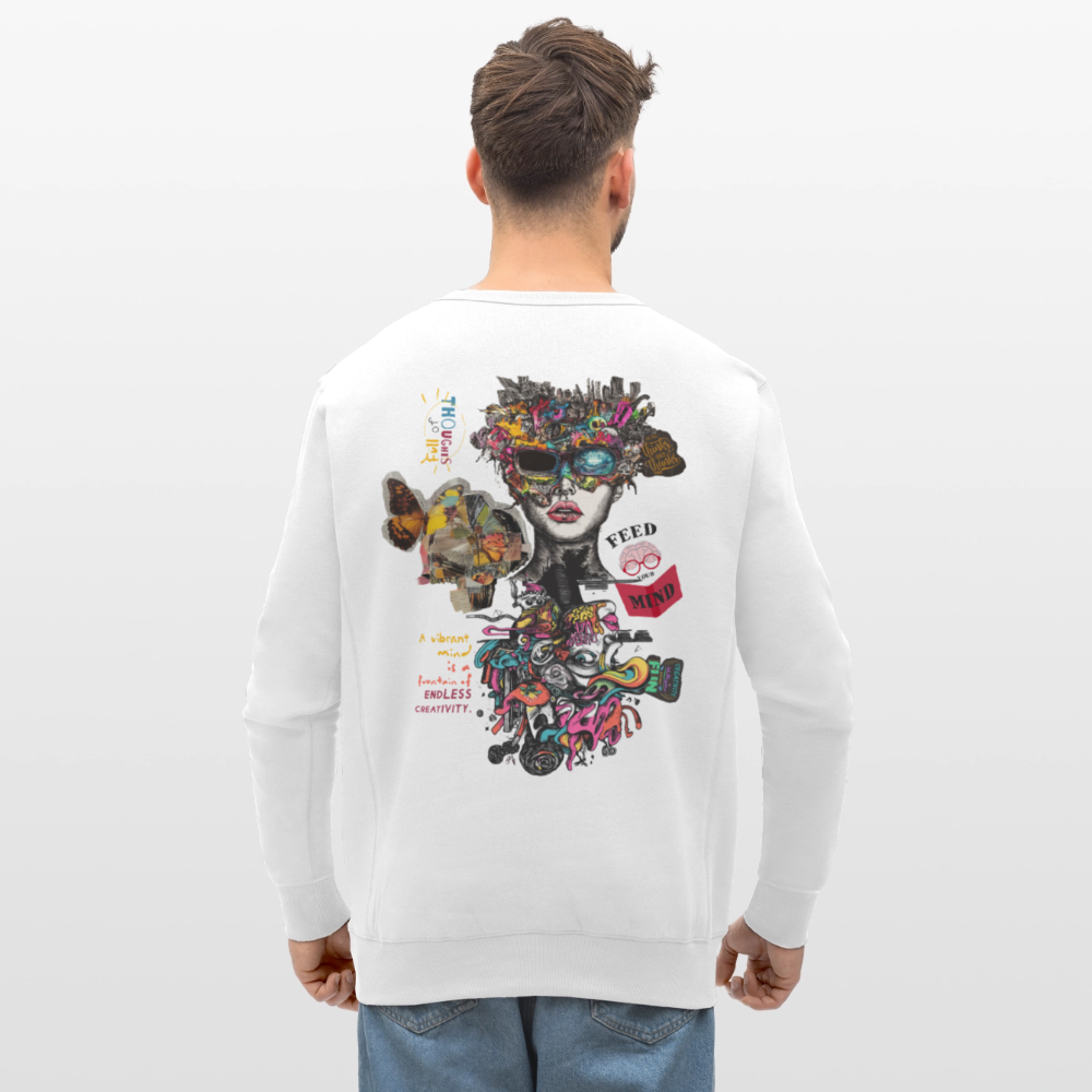 Stormrath, Fantasie, 1st | Roller, Unisex Bio-Sweatshirt - Weiß