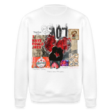 Galevar, Liebe, 1st | Roller, Unisex Bio-Sweatshirt - Weiß
