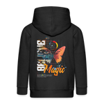 Derdiyok, Schmetterling, 1st | Kinder Zip Hoodie - Schwarz