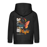 Derdiyok, Schmetterling, 1st | Kinder Zip Hoodie - Schwarz