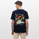 Susanoo, Adler, 1st | Essential, Relaxed Fit Unisex Bio T-Shirt - Navy