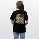 Helian, Frau, 1st | Essential, Relaxed Fit Unisex Bio T-Shirt - Schwarz