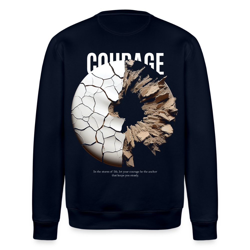 Şêwqî, Donut, 1st | Roller, Unisex Bio-Sweatshirt - Navy