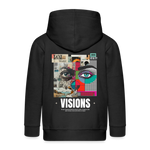 Omoikane, Augen, 1st | Kinder Zip Hoodie - Schwarz