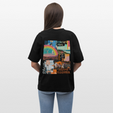 Nyxaris, Windmühle, 1st | Blaster, Oversize Bio T-Shirt, Unisex - Schwarz