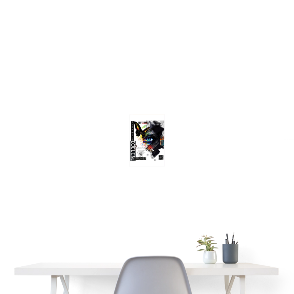 Eldorwyn, Auge, 1st | Poster 20x30 cm - Weiß