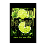 Kali, Limette, 1st | Poster 60x90 cm - Weiß