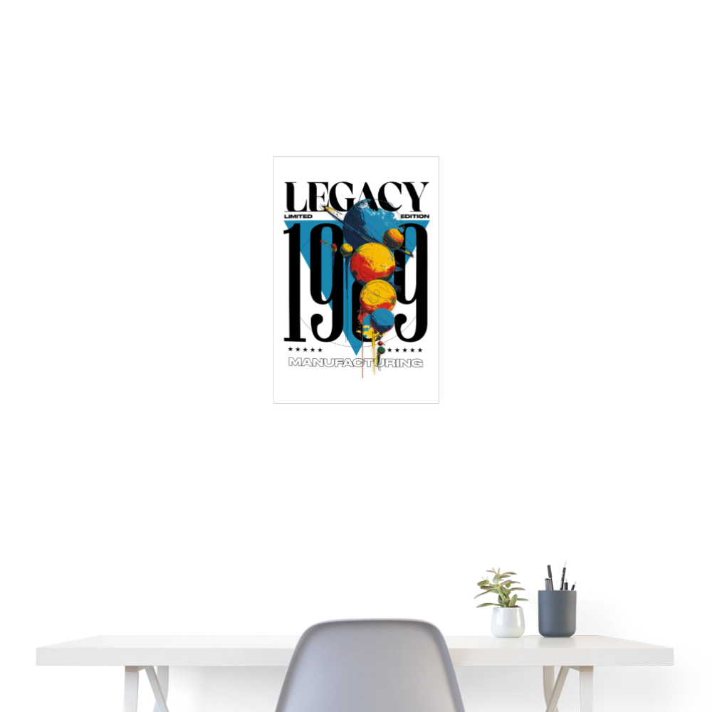 Aegirion, Planeten, 1st | Poster 40x60 cm - Weiß