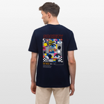 Shennong, Augen, 1st | Essential, Relaxed Fit Unisex Bio T-Shirt - Navy