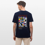 Shennong, Augen, 1st | Essential, Relaxed Fit Unisex Bio T-Shirt - Navy