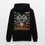 Marid, Eule, 1st | Cruiser, Unisex Bio-Hoodie - Schwarz
