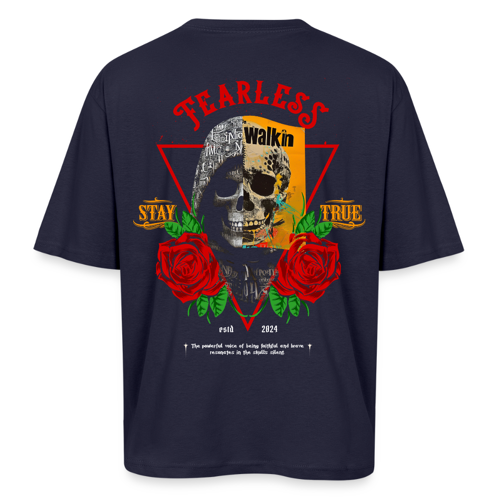 Şoreşvan, Totenkopf, 1st | Breezy, Oversized Unisex T-Shirt - Navy