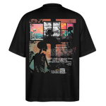 Erosan, Fenster, 1st | Blaster, Oversize Bio T-Shirt, Unisex - Schwarz