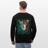 Irise, Leopard, 1st | Roller, Unisex Bio-Sweatshirt - Schwarz